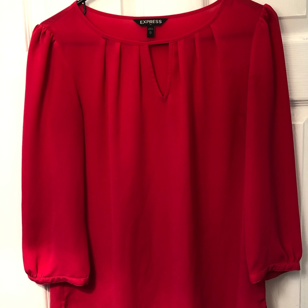 Express Bright Pink Blouse